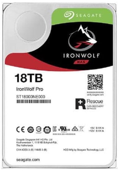 Seagate IronWolf Pro ST18000NE000 NAS 3.5-inch 7200rpm Hard Drive 18TB - Image 2
