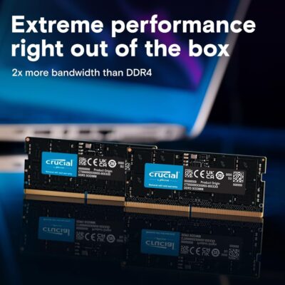 Crucial RAM 32GB DDR5 5600MHz (or 5200MHz or 4800MHz) Laptop Memory CT32G56C46S5 wholesale