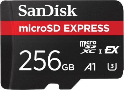 SanDisk Micro SD Express, 256GB micro SD card, Read speeds up to 880 MB/s, Write Speeds up to 480MB/s, Sustained Write 100MB/s, Up to 4.4 times faster read speeds than our fastest microSD Class 10, U3 wholesale