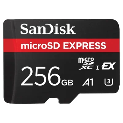 SanDisk Micro SD Express, 256GB micro SD card, Read speeds up to 880 MB/s, Write Speeds up to 480MB/s, Sustained Write 100MB/s, Up to 4.4 times faster read speeds than our fastest microSD Class 10, U3 wholesale