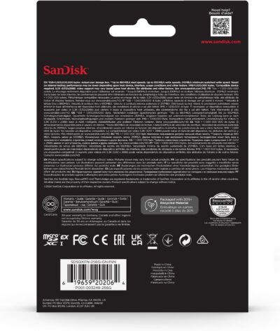 SanDisk Micro SD Express, 256GB micro SD card, Read speeds up to 880 MB/s, Write Speeds up to 480MB/s, Sustained Write 100MB/s, Up to 4.4 times faster read speeds than our fastest microSD Class 10, U3 wholesale