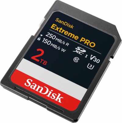 SanDisk 2TB Extreme PRO SDXC UHS-I Memory Card - Up to 250MBs - C10, U3, V30, 4K UHD, SD Card - SDSDXXD-2T00-GN4IN - Image 3