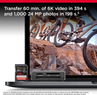 SanDisk 512GB Extreme PRO SDXC UHS-II Memory Card - C10, U3, V60, 6K, 4K UHD, SD Card - SDSDXEP-512G-GN4IN - Image 5