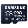 Samsung PRO Ultimate microSD Card + SD Adapter, 128 GB, for Smartphones, Drone and Action Cam, UHS-I U3, 200 MB/s Read, 130 MB/s Write, MB-MY128SA/WW wholesale