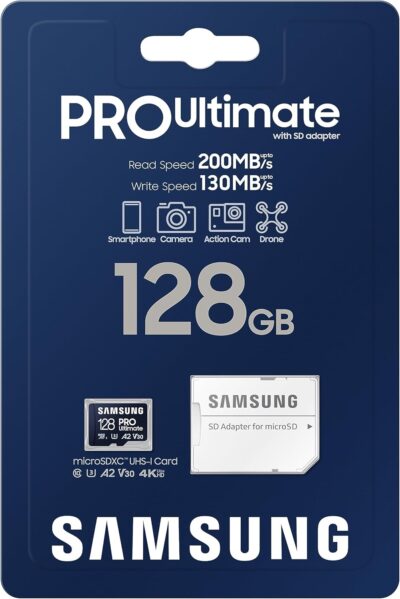 Samsung Pro Ultimate MB-MY128SB/WW Microsd Memory Card - Image 4