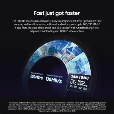 Samsung Pro Ultimate MB-MY128SB/WW Microsd Memory Card - Image 5