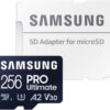 Samsung Pro Ultimate MB-MY256SB/WW MicroSD Card + USB Card Reader for Smartphones, Drone and Action Camera, UHS-I U3, 200MB/s Reading, 130MB/s Write, 256GB wholesale
