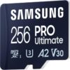 Samsung Pro Ultimate MB-MY256SB/WW MicroSD Card + USB Card Reader for Smartphones, Drone and Action Camera, UHS-I U3, 200MB/s Reading, 130MB/s Write, 256GB wholesale