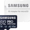 Samsung Pro Ultimate MB-MY512SB/WW 200MB/s Read 130MB/s Write MicroSD UHS-I U3 Memory Card Full HD & 4K UHD for Smartphone, Drone or Action Camera with USB Card Reader 512GB wholesale
