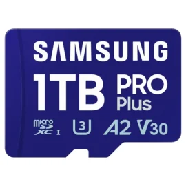 Samsung Memory MB-MD1T0SA/KR PRO Plus MicroSD Card for Mobile and Gaming Consoles 1TB UHS-I U3, Up to 180MB/s