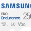 Samsung PRO Endurance 256GB microSDXC UHS-I U3 100MB/s Video Monitoring Memory Card with Adapter (MB-MJ256KA/EU) wholesale