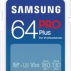 Samsung PRO Plus 64GB SD Memory Card (MB-SD64S/EU) UHS-I U3 Full HD & 4K UHD 180MB/s Read 130MB/s Writing for SLR Cameras and System Cameras (2023) wholesale