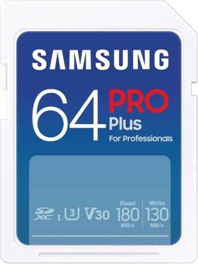 Samsung PRO Plus 64GB SD Memory Card (MB-SD64S/EU) UHS-I U3 Full HD & 4K UHD 180MB/s Read 130MB/s Writing for SLR Cameras and System Cameras (2023) wholesale