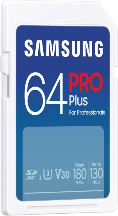 Samsung PRO Plus 64GB SD Memory Card (MB-SD64S/EU) UHS-I U3 Full HD & 4K UHD 180MB/s Read 130MB/s Writing for SLR Cameras and System Cameras (2023) wholesale