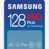Samsung PRO Plus SD Card, 128GB, UHS-I U3, Full HD & 4K UHD, 180MB/s Read, 130MB/s Write, Memory Card for SLR Cameras and System Cameras, MB-SD128S/EU wholesale