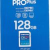 Samsung PRO Plus SD Card, 128GB, UHS-I U3, Full HD & 4K UHD, 180MB/s Read, 130MB/s Write, Memory Card for SLR Cameras and System Cameras, MB-SD128S/EU wholesale