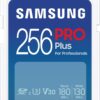 Samsung PRO Plus SD Card, 256GB, UHS-I U3, Full HD & 4K UHD, 180MB/s Read, 130MB/s Write, Memory Card for SLR Cameras and System Cameras, MB-SD256S/EU wholesale