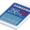 Samsung PRO Plus SD Card, 256GB, UHS-I U3, Full HD & 4K UHD, 180MB/s Read, 130MB/s Write, Memory Card for SLR Cameras and System Cameras, MB-SD256S/EU wholesale
