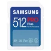 Samsung PRO Plus SD Card, 512GB, UHS-I U3, Full HD & 4K UHD, 180MB/s Read, 130MB/s Write, Memory Card for SLR Cameras and System Cameras, MB-SD512S/EU wholesale