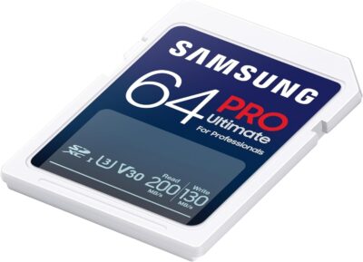 Samsung PRO Ultimate SD card, 64 GB, UHS-I U3, Full HD & 4K UHD, 200 MB/s read, 130 MB/s write, Memory card for smartphone, Drone or action cam, Includes USB card reader, MB-SY64SB/WW - Image 5