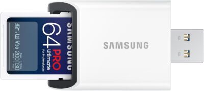 Samsung PRO Ultimate SD card, 64 GB, UHS-I U3, Full HD & 4K UHD, 200 MB/s read, 130 MB/s write, Memory card for smartphone, Drone or action cam, Includes USB card reader, MB-SY64SB/WW - Image 8