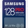 Samsung PRO Ultimate SD card, 128 GB, UHS-I U3, Full HD & 4K UHD, 200 MB/s read, 130 MB/s write, Memory card for smartphone, Drone or action cam, Includes USB card reader, MB-SY128SB/WW wholesale Samsung PRO Ultimate SD card, 128 GB, UHS-I U3, Full HD & 4K UHD, 200 MB/s read, 130 MB/s write, Memory card for smartphone, Drone or action cam, Includes USB card reader, MB-SY128SB/WW wholesale