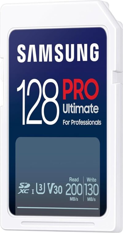 Samsung PRO Ultimate SD card, 128 GB, UHS-I U3, Full HD & 4K UHD, 200 MB/s read, 130 MB/s write, Memory card for smartphone, Drone or action cam, Includes USB card reader, MB-SY128SB/WW - Image 6