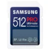 Samsung PRO Ultimate SD card, 512 GB, UHS-I U3, Full HD & 4K UHD, 200 MB/s read, 130 MB/s write, Memory card for smartphone, Drone or action cam, Includes USB card reader, MB-SY512SB/WW wholesale