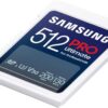 Samsung PRO Ultimate SD card, 512 GB, UHS-I U3, Full HD & 4K UHD, 200 MB/s read, 130 MB/s write, Memory card for smartphone, Drone or action cam, Includes USB card reader, MB-SY512SB/WW wholesale