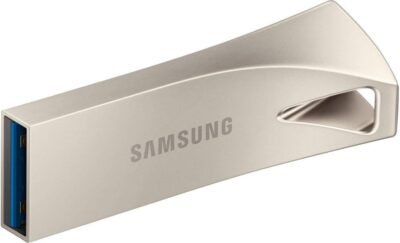 Samsung BAR Plus USB Flash Drive Type-A 64GB 200MB/s Read 30MB/s Write Durable USB 3.1 Flash Drive with Keyring Champagne Silver MUF-64BE3/APC wholesale
