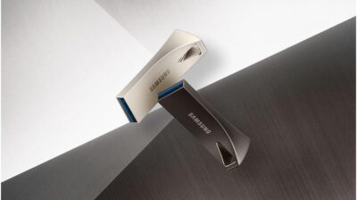 Samsung BAR Plus USB Flash Drive Type-A 64GB 200MB/s Read 30MB/s Write Durable USB 3.1 Flash Drive with Keyring Champagne Silver MUF-64BE3/APC wholesale