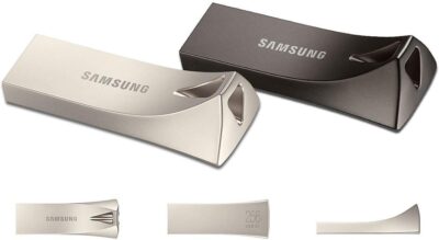 Samsung BAR Plus USB Flash Drive Type-A 64GB 200MB/s Read 30MB/s Write Durable USB 3.1 Flash Drive with Keyring Champagne Silver MUF-64BE3/APC wholesale