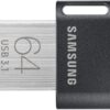 Samsung FIT Plus USB Flash Drive Type-A 64GB 300MB/s Read 30MB/s Write Compact USB 3.1 Flash Drive with Key Ring, Gray, MUF-64AB/APC wholesale