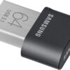 Samsung FIT Plus USB Flash Drive Type-A 64GB 300MB/s Read 30MB/s Write Compact USB 3.1 Flash Drive with Key Ring, Gray, MUF-64AB/APC wholesale