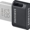 Samsung FIT Plus USB Flash Drive Type-A 128GB 400MB/s Read 60MB/s Write Compact USB 3.1 Flash Drive with Key Ring, Gray, MUF-128AB/APC wholesale