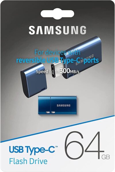 Samsung USB C Flash Drive 64GB 300MB/s Read 30MB/s Write USB 3.1 Flash Drive for Notebooks, Tablets and Smartphones, Blue, MUF-64DA/APC wholesale