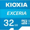 Kioxia LMEX1L032GG2 Exceria microSD Card with Adapter, Class 10, U1 UHS Speed Class, 100MB/s Read Speed, 32GB wholesale Kioxia LMEX1L032GG2 Exceria microSD Card with Adapter, Class 10, U1 UHS Speed Class, 100MB/s Read Speed, 32GB wholesale