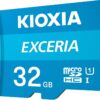 Kioxia LMEX1L032GG2 Exceria microSD Card with Adapter, Class 10, U1 UHS Speed Class, 100MB/s Read Speed, 32GB wholesale Kioxia LMEX1L032GG2 Exceria microSD Card with Adapter, Class 10, U1 UHS Speed Class, 100MB/s Read Speed, 32GB wholesale