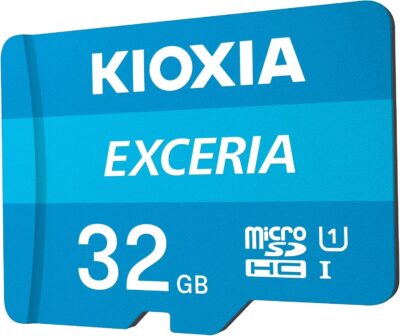 Kioxia LMEX1L032GG2 Exceria microSD Card with Adapter, Class 10, U1 UHS Speed Class, 100MB/s Read Speed, 32GB - Image 3