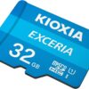 Kioxia LMEX1L032GG2 Exceria microSD Card with Adapter, Class 10, U1 UHS Speed Class, 100MB/s Read Speed, 32GB wholesale Kioxia LMEX1L032GG2 Exceria microSD Card with Adapter, Class 10, U1 UHS Speed Class, 100MB/s Read Speed, 32GB wholesale