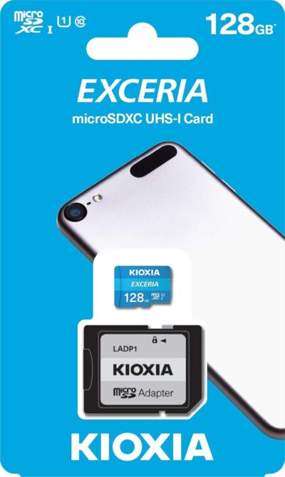 Kioxia 128GB microSD Exceria Flash Memory Card w/Adapter U1 R100 C10 Full HD High Read Speed 100MB/s LMEX1L128GG2 wholesale