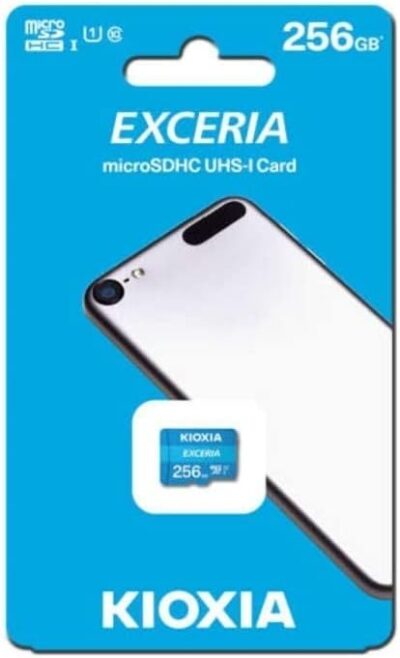 Kioxia Exceria 256GB MicroSD UHS-I Class 10 Full HD 100MB/s MicroSDHC Memory Card for Smartphone & Tablet Bundle with (1) GoRAM Plastic Case (256GB, 1 Pack) wholesale