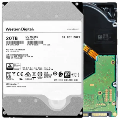 WD Ultrastar DC HC560 20TB SAS 3.5" 512MB WUH722020BL5201 HDD Hard Disk Drive wholesale