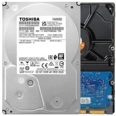 TOSHIBA DT02-V 4TB 3.5" 128MB DT02ABA400V HDD Hard Disk Drive wholesale