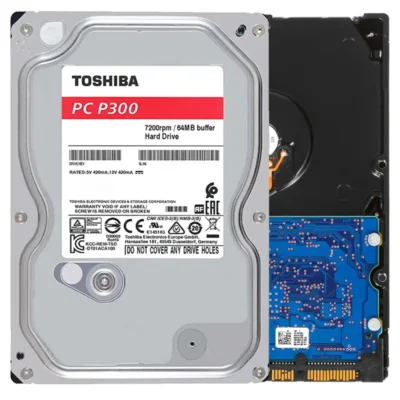 Toshiba P300 1TB Desktop PC Internal Hard Drive 7200 RPM SATA 6Gb/s 64 MB Cache 3.5 inch - HDWD110UZSVA wholesale