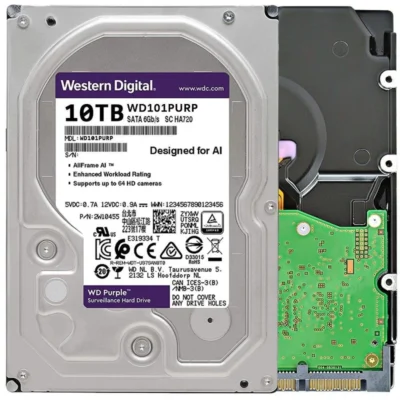 WD Purple Pro WD101PURP 10TB 7200 RPM 256MB Cache SATA 6.0Gb/s 3.5" Internal Hard Drive wholesale