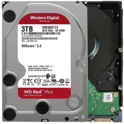 WD Red Plus 3TB 3.5" 128MB WD30EFZX HDD Hard Disk Drive wholesale