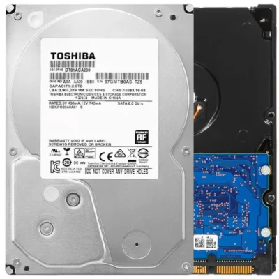 Lot of 10 Toshiba 2TB 3.5" SATA HDD 6Gbps 7.2k DT01ACA200 wholesale