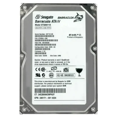 Seagate Barracuda ATA IV ST320011A 20GB 7200 RPM 2MB Cache IDE Ultra ATA100 / ATA-6 3.5" Hard Drive Bare Drive wholesale