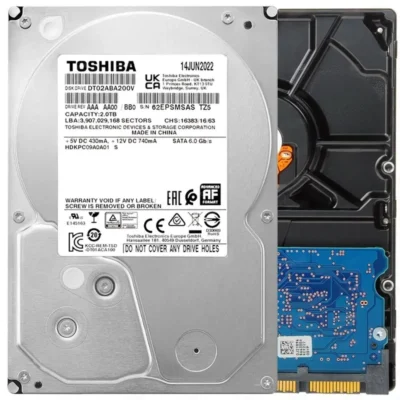 TOSHIBA DT02-V 2TB 3.5" 128MB DT02ABA200V HDD Hard Disk Drive wholesale